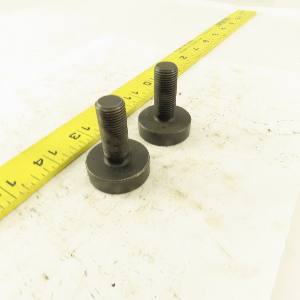 1/2-20 Fine Thread x 1-1/4" Broad Head Fixture Rest Bolt SHCS Lot Of 2