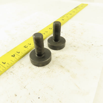 1/2-20 Fine Thread x 1-1/4" Broad Head Fixture Rest Bolt SHCS Lot Of 2