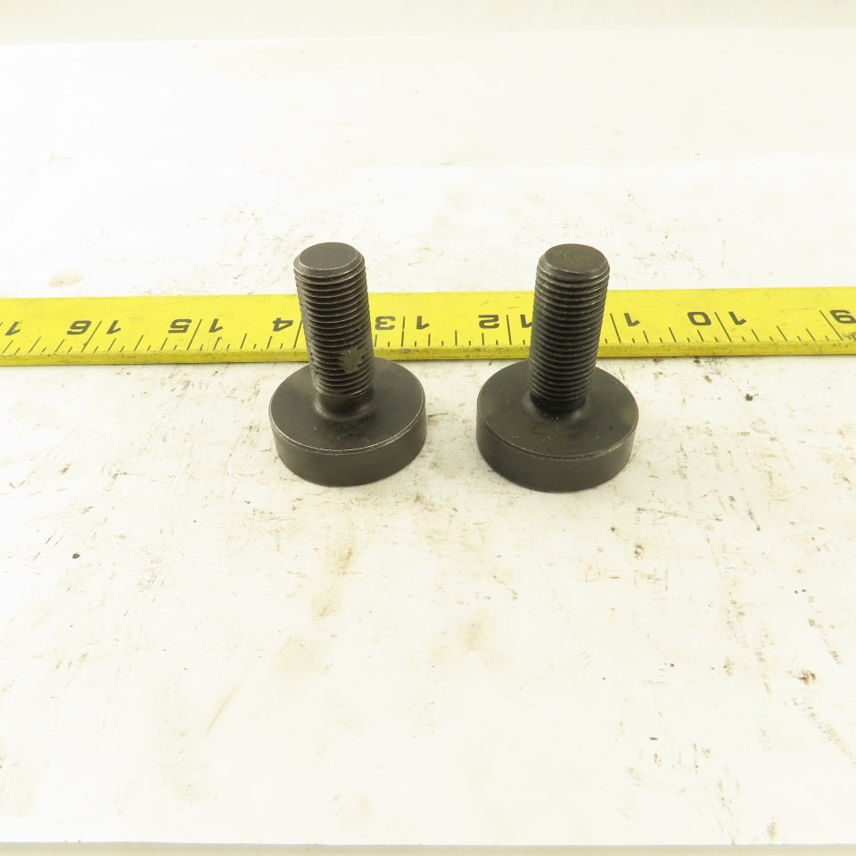 1/2-20 Fine Thread x 1-1/4" Broad Head Fixture Rest Bolt SHCS Lot Of 2