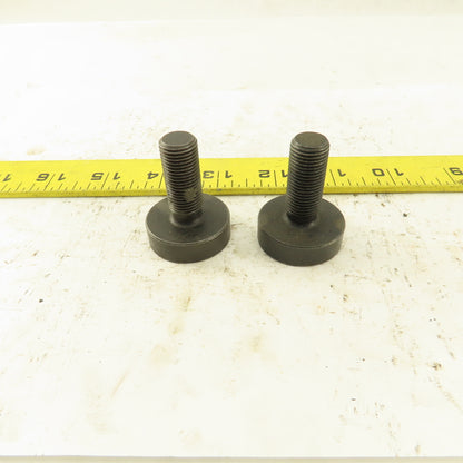 1/2-20 Fine Thread x 1-1/4" Broad Head Fixture Rest Bolt SHCS Lot Of 2