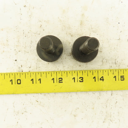 1/2-20 Fine Thread x 1-1/4" Broad Head Fixture Rest Bolt SHCS Lot Of 2