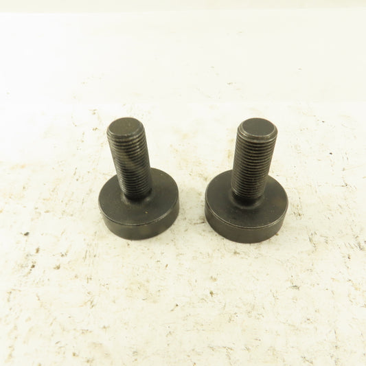 1/2-20 Fine Thread x 1-1/4" Broad Head Fixture Rest Bolt SHCS Lot Of 2