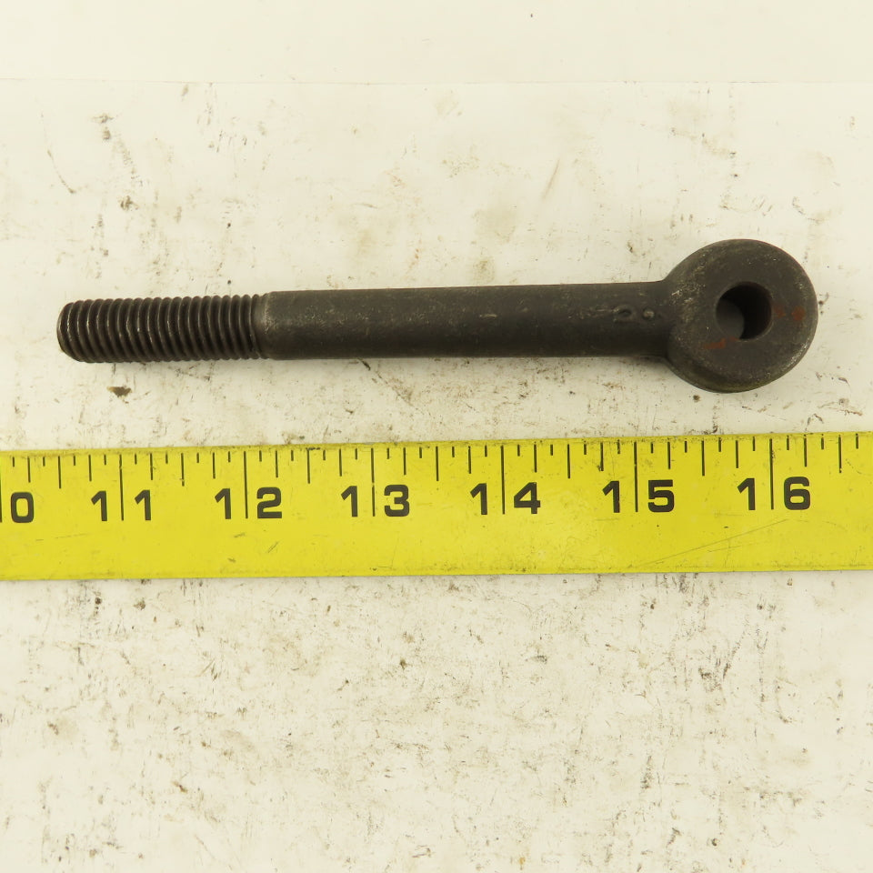 1/2-13 Forged Steel Rod End 5" End To Hole Center 3/8" Eye Dia.