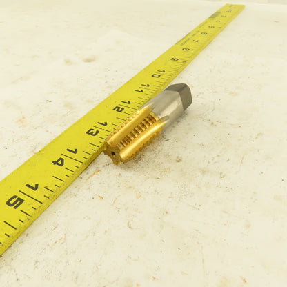 Hertel Dryseal 1/8-18 NPTF TiN Coated HS5 Flute Plug Tap