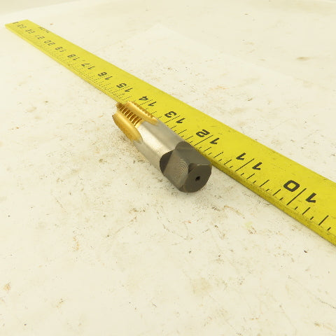 Hertel Dryseal 1/8-18 NPTF TiN Coated HS5 Flute Plug Tap