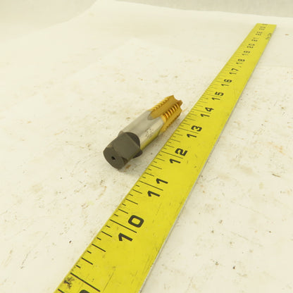 Hertel Dryseal 1/8-18 NPTF TiN Coated HS5 Flute Plug Tap