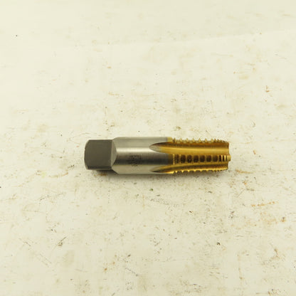 Hertel Dryseal 1/8-18 NPTF TiN Coated HS5 Flute Plug Tap