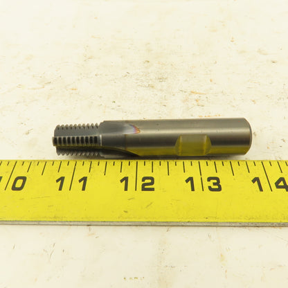 Emuge 1/2"-14 Solid Carbide Coolant Fed 4 Flute Plug Tap 3/4" Thread Length
