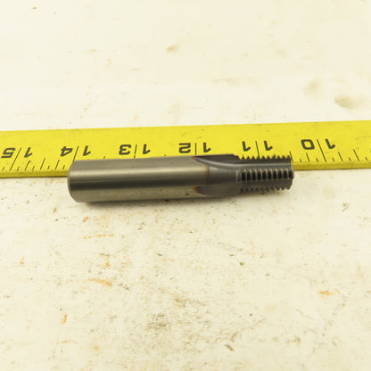Emuge 1/2"-14 Solid Carbide Coolant Fed 4 Flute Plug Tap 3/4" Thread Length