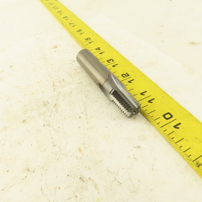 Emuge 1/2"-14 Solid Carbide Coolant Fed 4 Flute Plug Tap 3/4" Thread Length