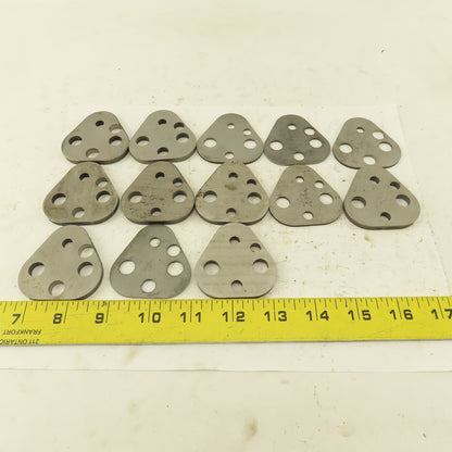 Dayton VRT62 Size Punch Retainer Shims .191", .203", .1875", 0.0750" T Lot Of 13
