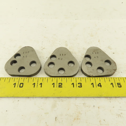 Dayton VRT62 Size Punch Retainer A2 Shims 1/4" Thick, No Punch Holes Lot Of 3