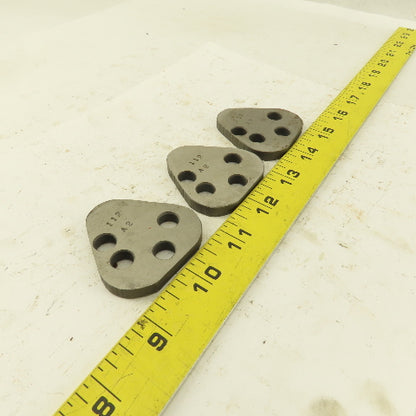 Dayton VRT62 Size Punch Retainer A2 Shims 1/4" Thick, No Punch Holes Lot Of 3
