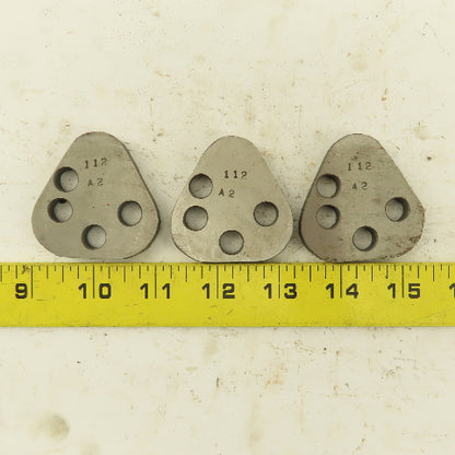 Dayton VRT62 Size Punch Retainer A2 Shims 1/4" Thick, No Punch Holes Lot Of 3