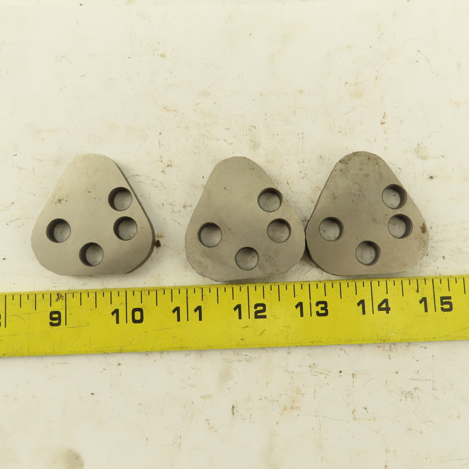 Dayton VRT62 Size Punch Retainer A2 Shims 1/4" Thick, No Punch Holes Lot Of 3