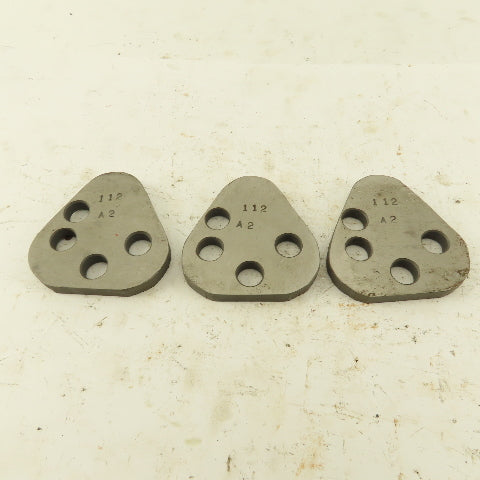 Dayton VRT62 Size Punch Retainer A2 Shims 1/4" Thick, No Punch Holes Lot Of 3