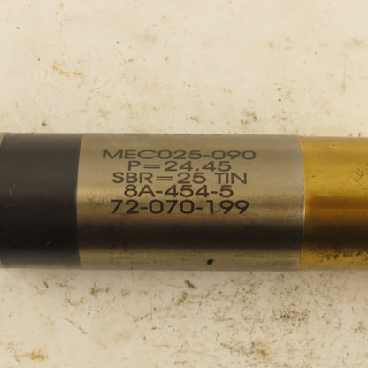 Moeller MEC025-090 TiN Coated Ejector Punch P=24.45mm OD x SBR=25TIN Ball Lock