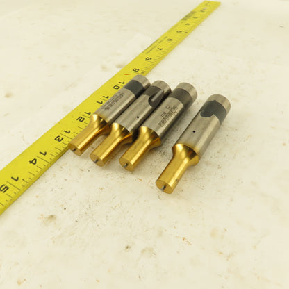 Moeller MEC020-090 TiN Coated Metal Ejector Punch P=12.00mm SBR=19 Lot Of 4