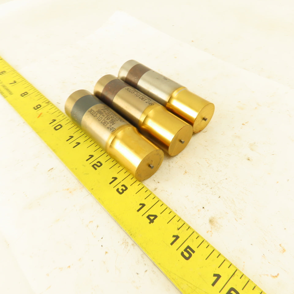 Moeller MEC025-080 TiN Coated Metal Ejector Punch P=22.922mm SBR=19 Lot Of 3