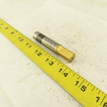 RT&D MES016-080 TiN Coated Ejector Punch P=11.938 Square R=2 Ball Lock