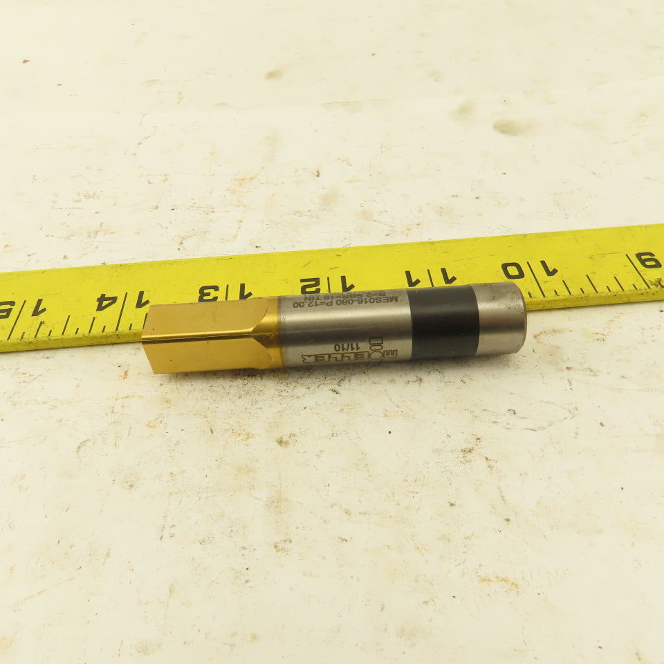 Moeller MES016-080 TiN Coated Ejector Punch P=12.00 Square R=2 Ball Lock