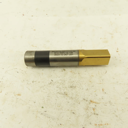 Moeller MES016-080 TiN Coated Ejector Punch P=12.00 Square R=2 Ball Lock