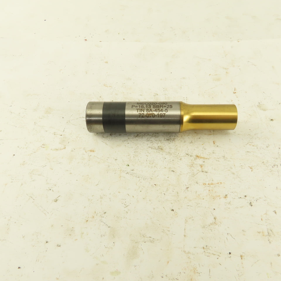Moeller MEC020-090 TiN Coated Ejector Punch P=16.13 SBR=25 Ball Lock