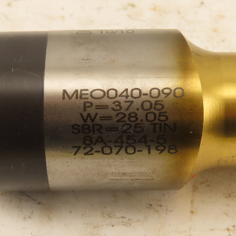Moeller MEO040-090 TiN Coated Oval Ejector Punch P=37.05 W=28.05 SBR=25