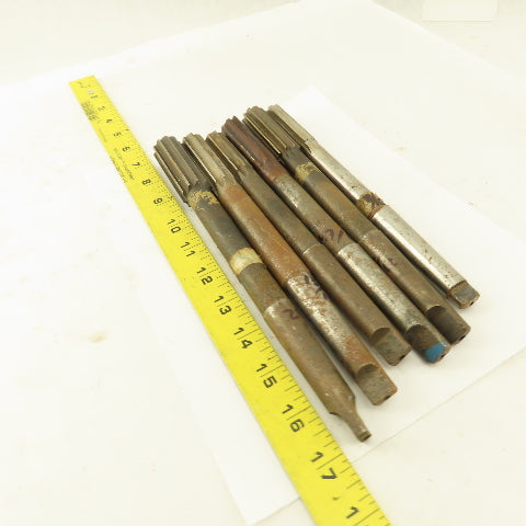 Misc. Lot Reamers 29/32", 11/16",47/64", Morse Taper 2 2MT Lot Of 6