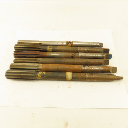Misc. Lot Reamers 29/32", 11/16",47/64", Morse Taper 2 2MT Lot Of 6
