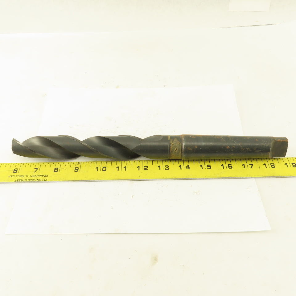 Bendix 1-3/16" Dia. 2 Flute Twist Drill 4MT Taper 13-1/2" OAL