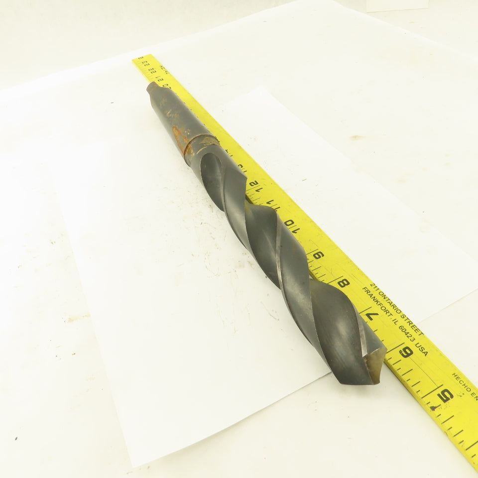 Bendix 1-3/16" Dia. 2 Flute Twist Drill 4MT Taper 13-1/2" OAL