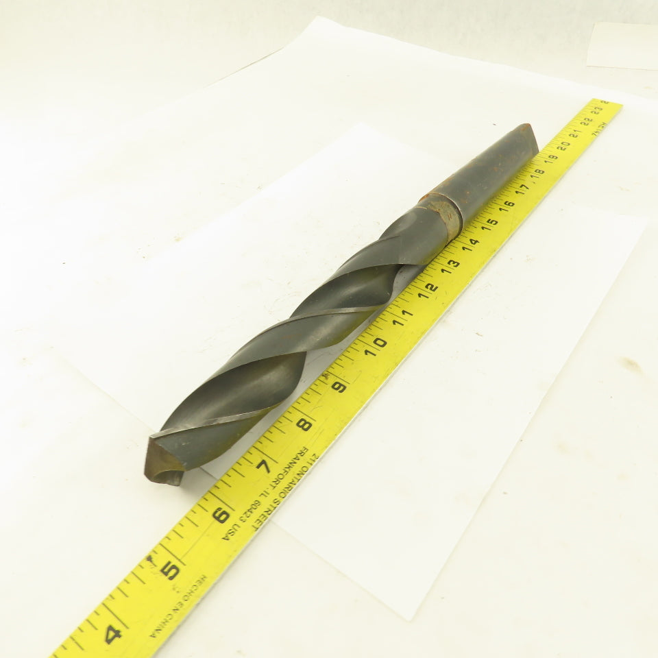 Bendix 1-3/16" Dia. 2 Flute Twist Drill 4MT Taper 13-1/2" OAL