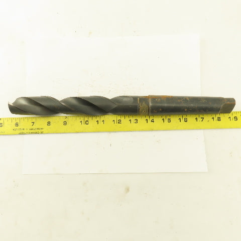 Bendix 1-3/16" Dia. 2 Flute Twist Drill 4MT Taper 13-1/2" OAL