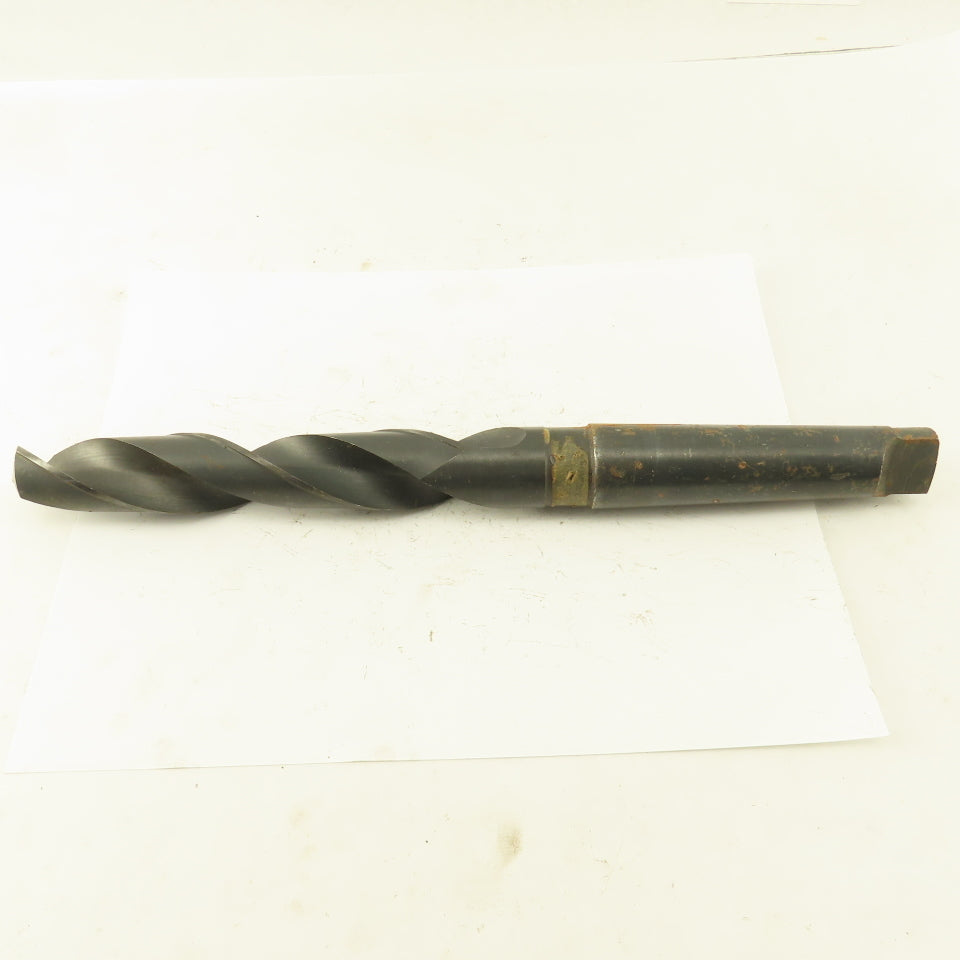 Bendix 1-3/16" Dia. 2 Flute Twist Drill 4MT Taper 13-1/2" OAL