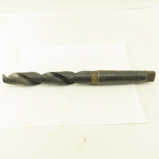 Bendix 1-3/16" Dia. 2 Flute Twist Drill 4MT Taper 13-1/2" OAL