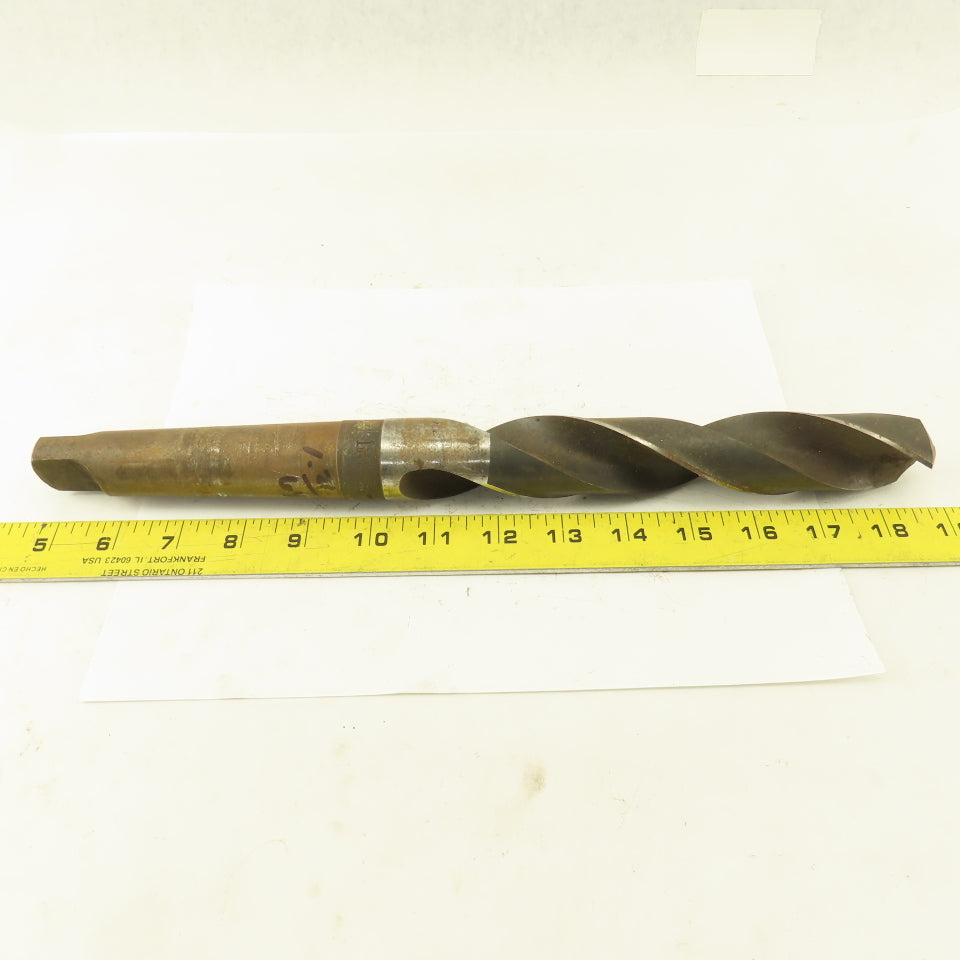 Hercules 1-21/64" Dia. 2 Flute Twist Drill 4MT Taper 14" OAL
