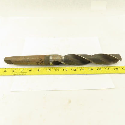 Hercules 1-21/64" Dia. 2 Flute Twist Drill 4MT Taper 14" OAL