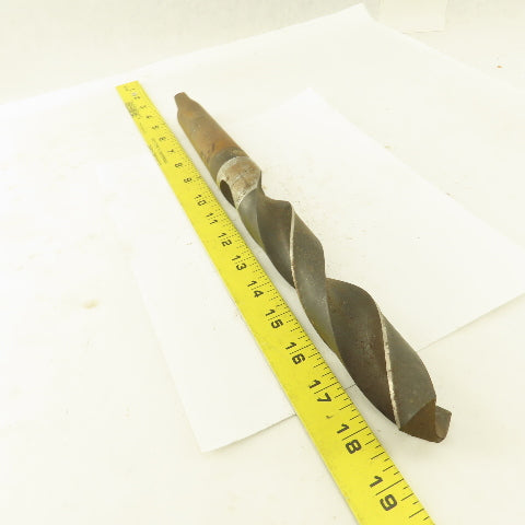Hercules 1-21/64" Dia. 2 Flute Twist Drill 4MT Taper 14" OAL