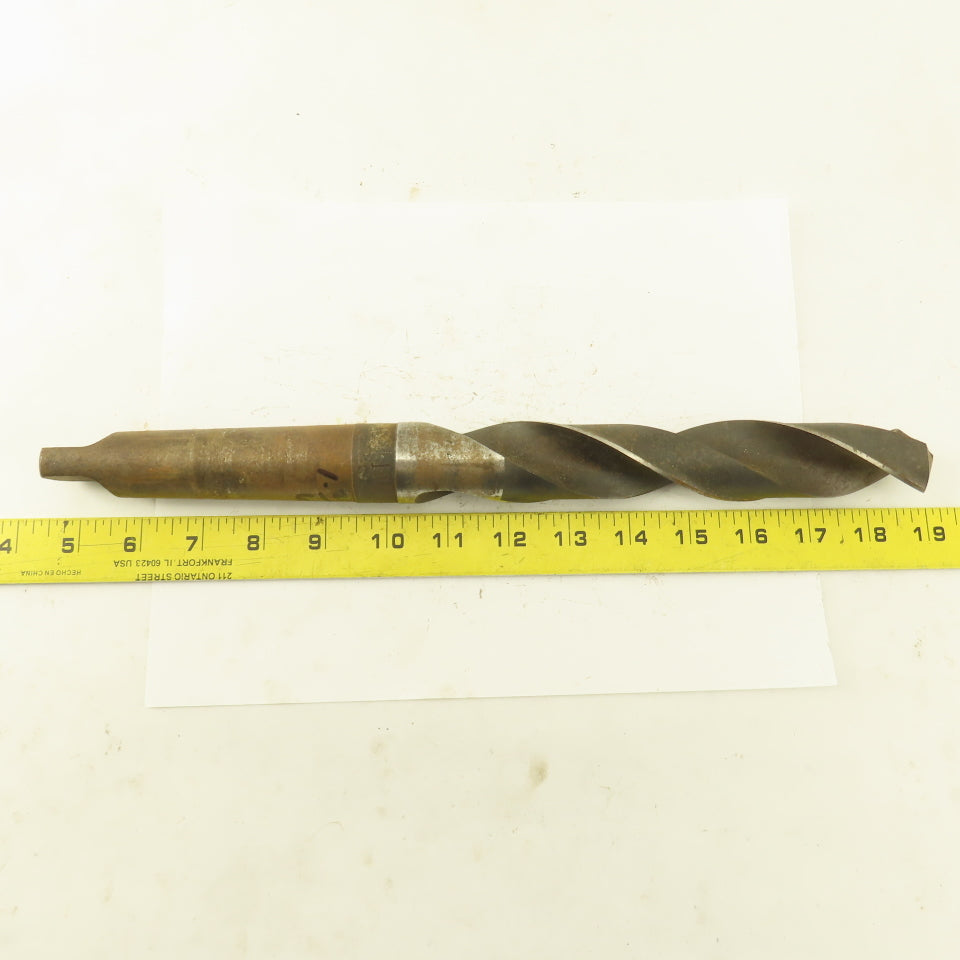 Hercules 1-21/64" Dia. 2 Flute Twist Drill 4MT Taper 14" OAL
