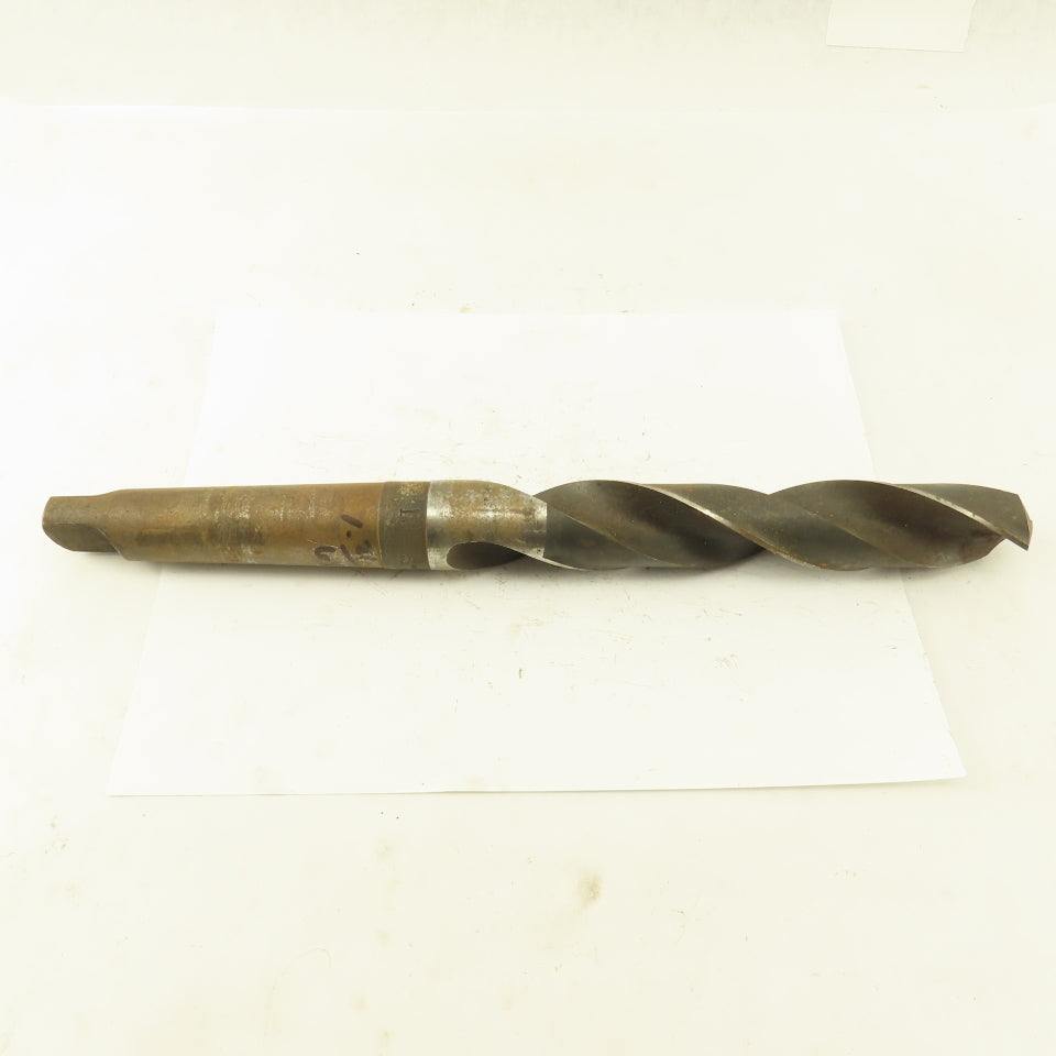 Hercules 1-21/64" Dia. 2 Flute Twist Drill 4MT Taper 14" OAL