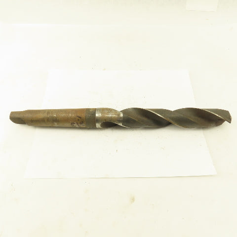Hercules 1-21/64" Dia. 2 Flute Twist Drill 4MT Taper 14" OAL