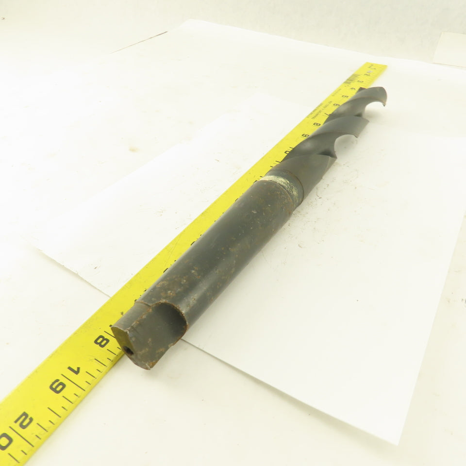 Bendix 1-3/16" Dia. 2 Flute Twist Drill 4MT Taper 13-1/4" OAL