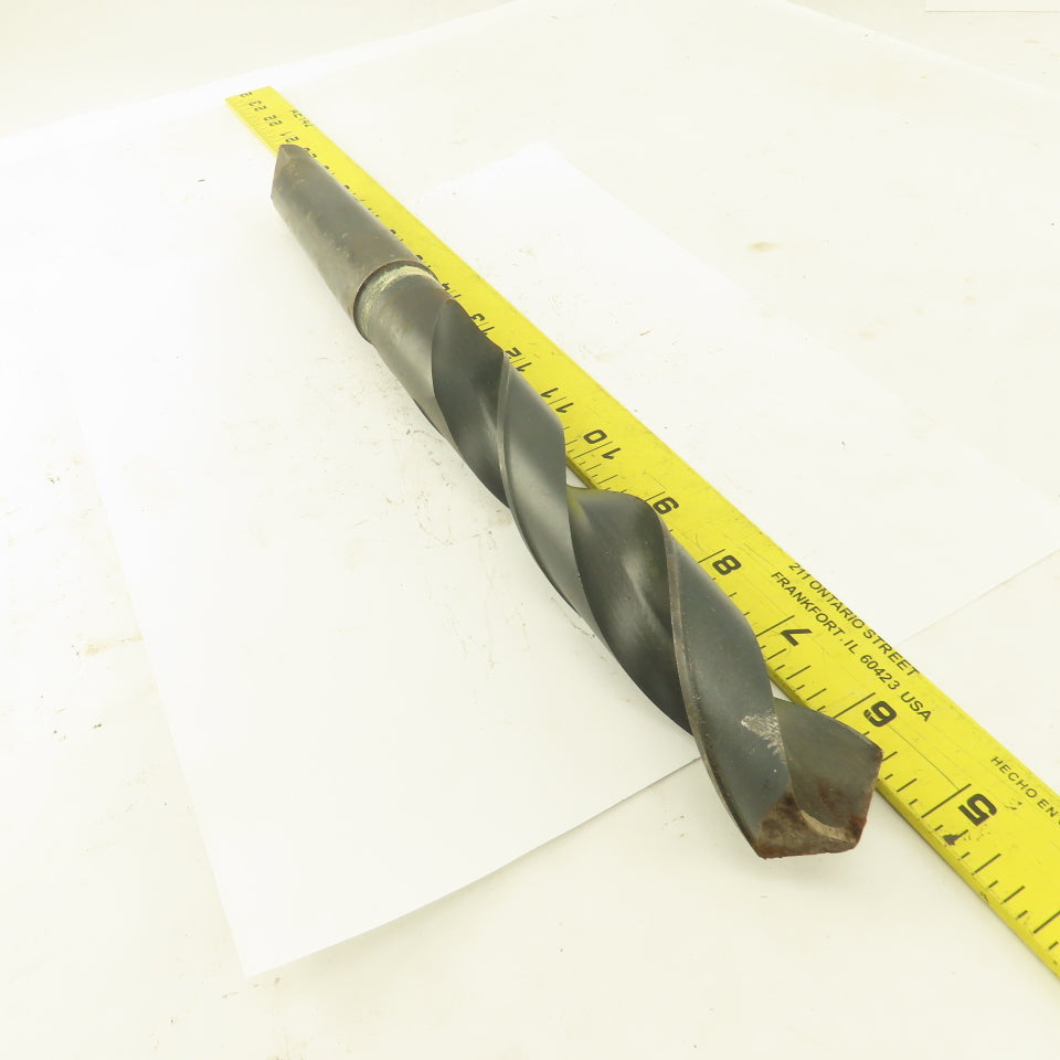 Bendix 1-3/16" Dia. 2 Flute Twist Drill 4MT Taper 13-1/4" OAL