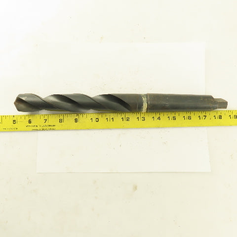 Bendix 1-3/16" Dia. 2 Flute Twist Drill 4MT Taper 13-1/4" OAL