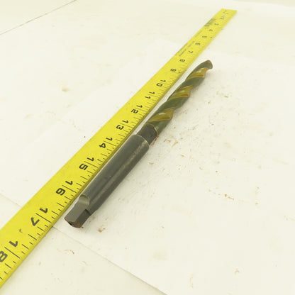 37/64" Dia. 2 Flute Twist Drill 2MT Taper 9" OAL