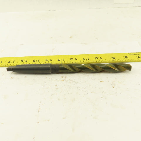37/64" Dia. 2 Flute Twist Drill 2MT Taper 9" OAL