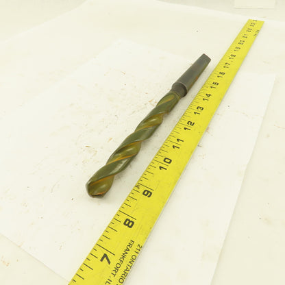 37/64" Dia. 2 Flute Twist Drill 2MT Taper 9" OAL