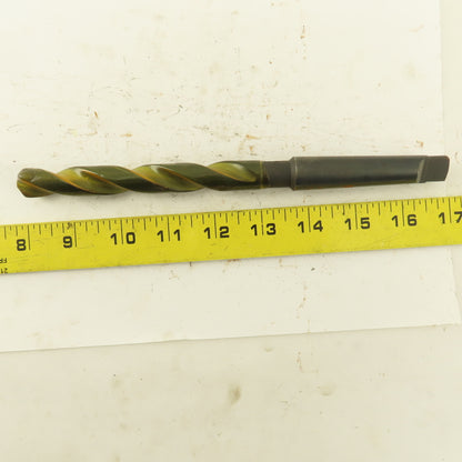 37/64" Dia. 2 Flute Twist Drill 2MT Taper 9" OAL