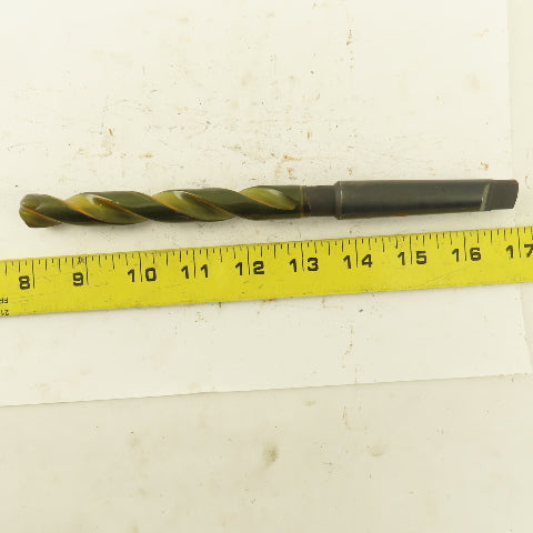 37/64" Dia. 2 Flute Twist Drill 2MT Taper 9" OAL